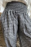 Nonni Gingham Bloomer Pant Black